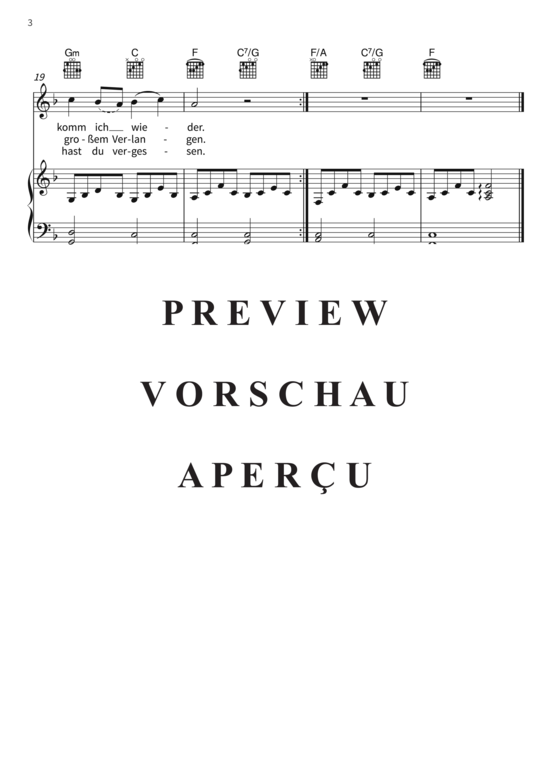 Produktgalerie: Seite 6 von 6 Ade zur guten Nacht - Wiegenlied, , (Gesang + Klavier, Gitarre)
