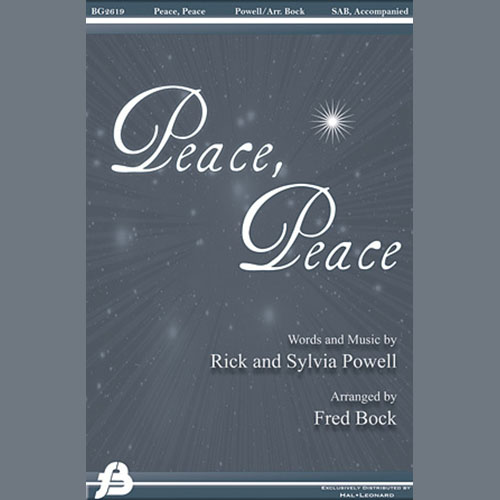 cover: Peace, Peace (arr. Fred Bock), Rick & Sylvia Powell, Chor