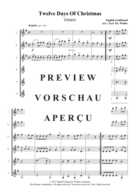 Produktgalerie: Seite 6 von 11 Twelve Days Of Christmas , , (flexibles Quintett)