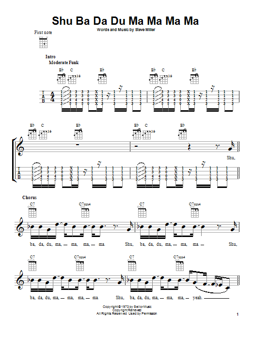 Product gallery: Page 1 of 1 Shu Ba Da Du Ma Ma Ma Ma, Steve Miller Band