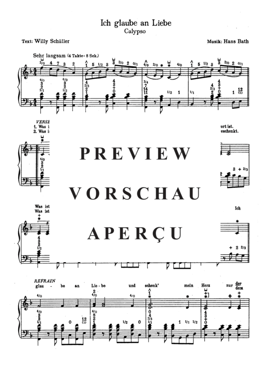 Product gallery: Page 4 of 4 Ich Glaube an Liebe , , Piano and Voice