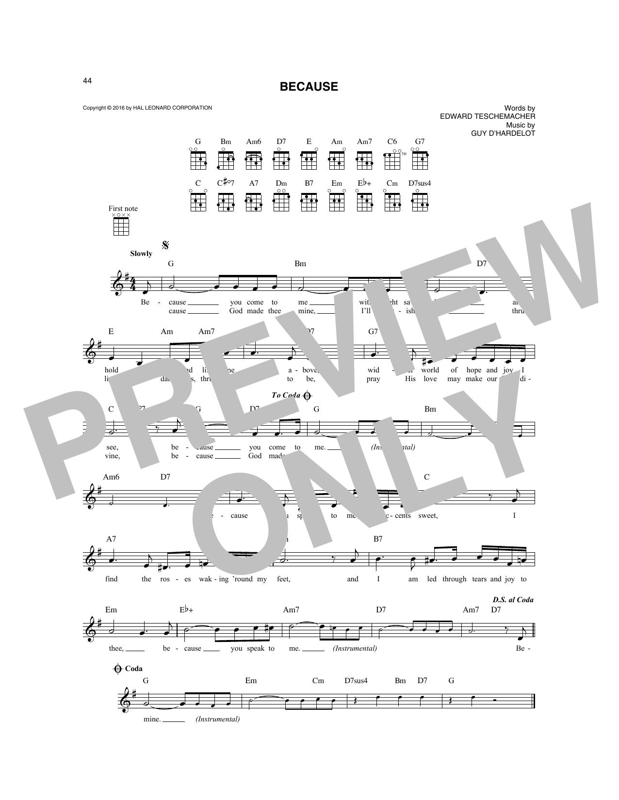Produktgalerie: Seite 1 von 1 Because, Edward Teschemacher