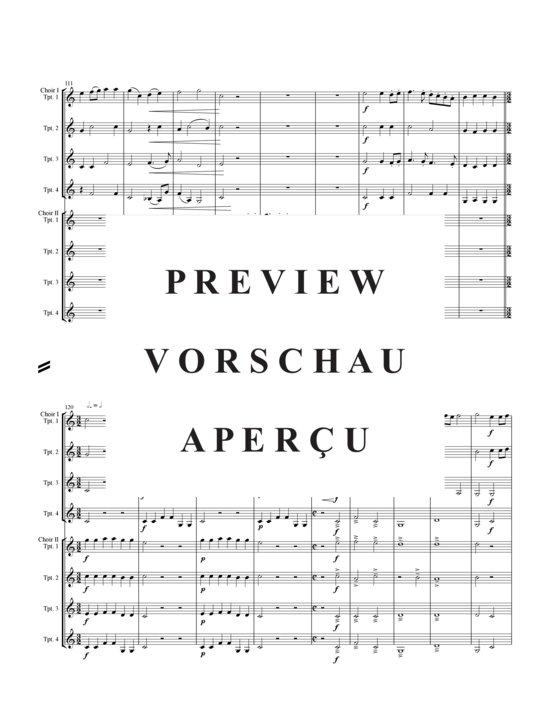 Product gallery: Page 8 of 21 La Bergamasca , , (Trumpet Ensemble)