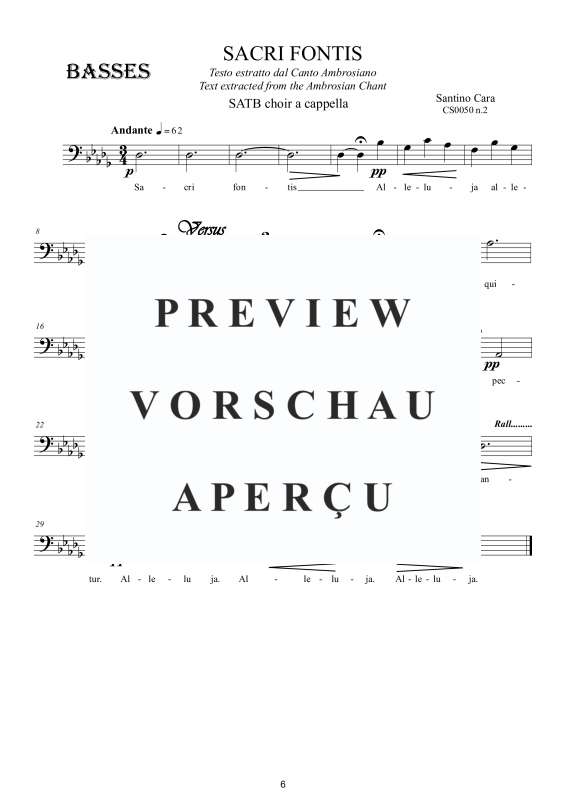 Produktgalerie: Seite 7 von 7 Sacri fontis - Ambrosianischer Gesang, , Gemischter Chor a capella