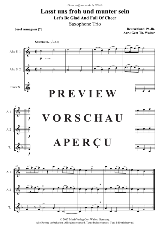 Produktbild zu: Lasst uns froh und munter sein Traditional