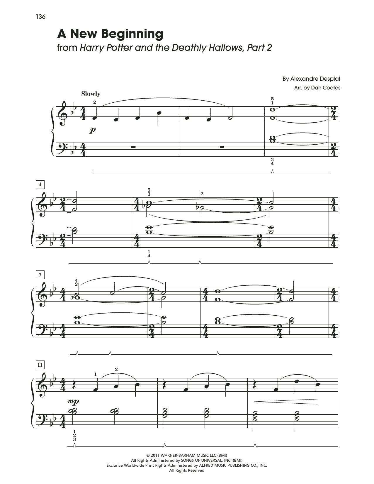 Produktbild zu: A New Beginning (from Harry Potter)