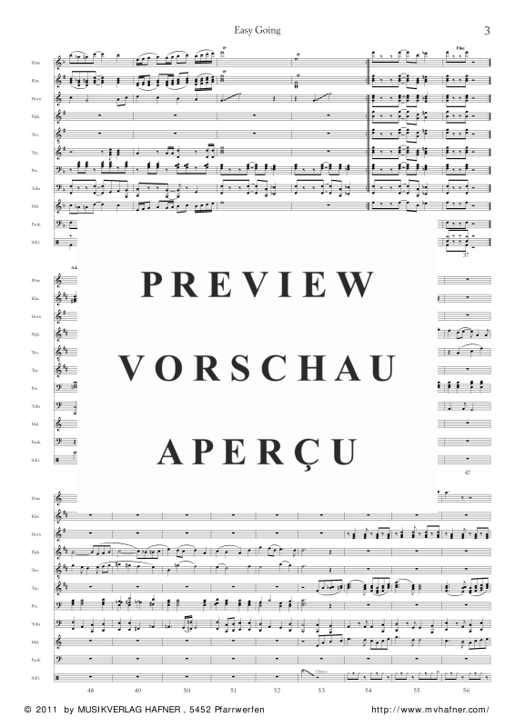 Product gallery: Page 8 of 11 Easy Going, , (large wind orchestra)