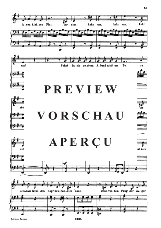 Product gallery: Page 3 of 5 Eifersucht und Stolz D.795-15 (Die Schöne Müllerin), , Low Voice and Piano