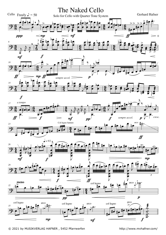 Produktgalerie: Seite 1 von 9 The Naked Cello, , (Violoncello Solo)