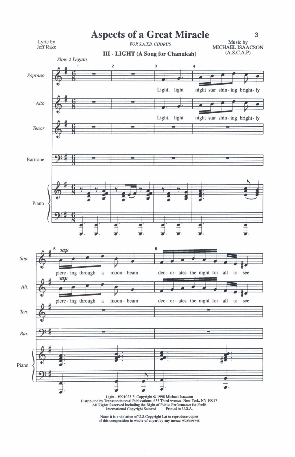 Product gallery: Page 1 of 1 Light Piano, Michael Isaacson
