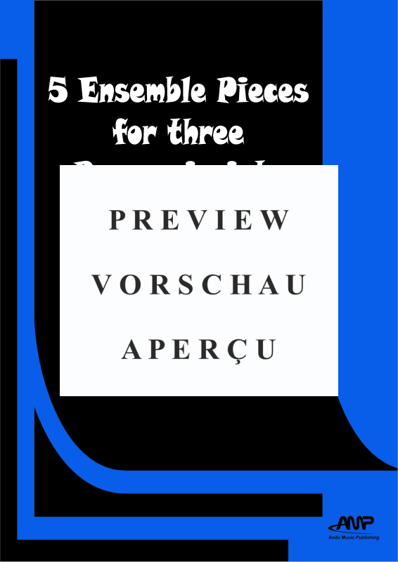 Produktgalerie: Seite 2 von 11 5 Ensemble Pieces for three Percussionists, , Percussion Ensemble Trio