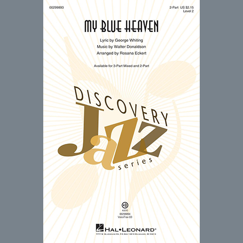 cover: My Blue Heaven (arr. Rosana Eckert), George Whiting and Walter Donaldson, Chor