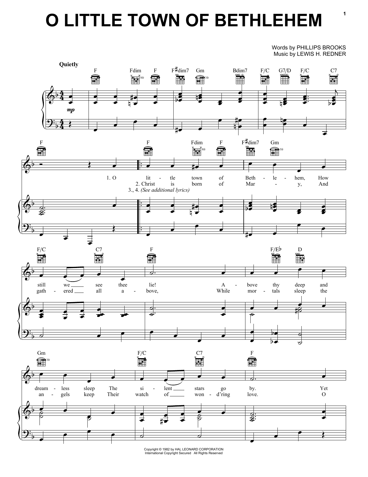 Produktbild zu: O Little Town Of Bethlehem