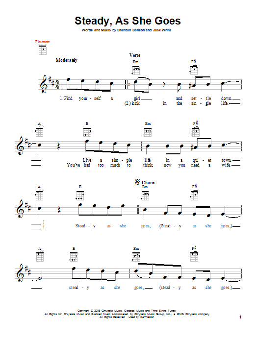 Product gallery: Page 1 of 1 Steady, As She Goes, The Raconteurs