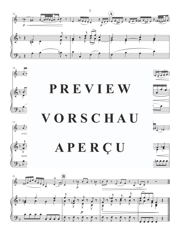 Produktgalerie: Seite 6 von 11 Zwei Solfeggien, K.V. 393, , Horn in F und Klavier