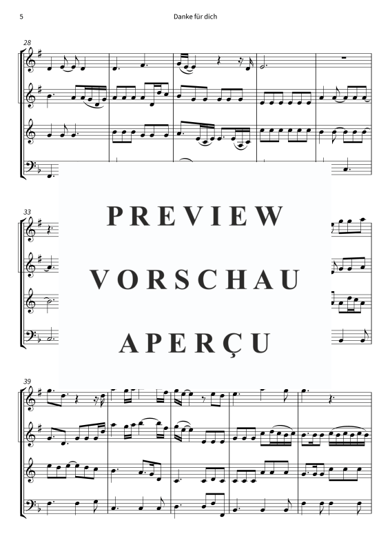 Produktgalerie: Seite 7 von 11 Danke für dich, Helene Fischer, (Blechbläser Quartett)