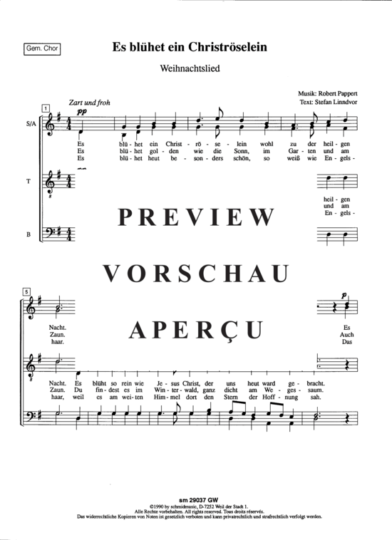 Product gallery: Page 2 of 3 Es blühet ein Christröselein , , (mixed choir)