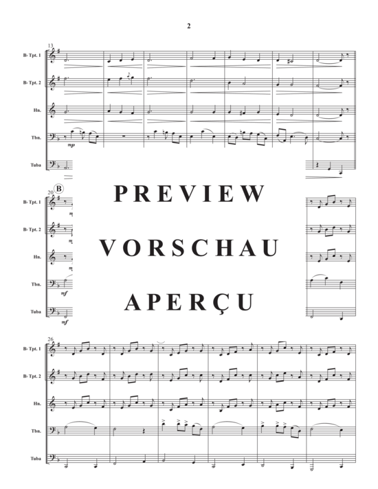 Produktgalerie: Seite 4 von 10 Intermezzo , , (Blechbläser Quintett)