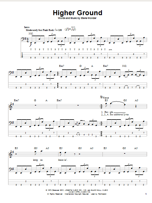 Produktgalerie: Seite 1 von 1 Higher Ground, Red Hot Chili Peppers