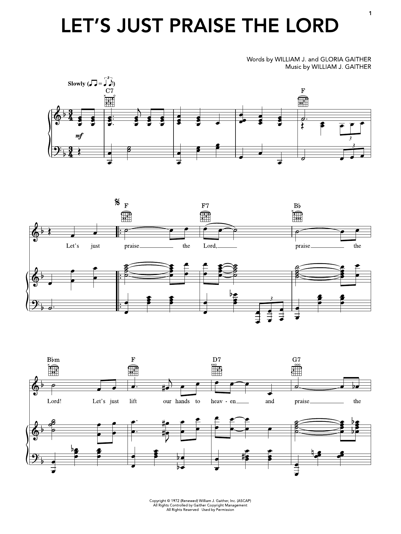 Produktbild zu: Let's Just Praise The Lord