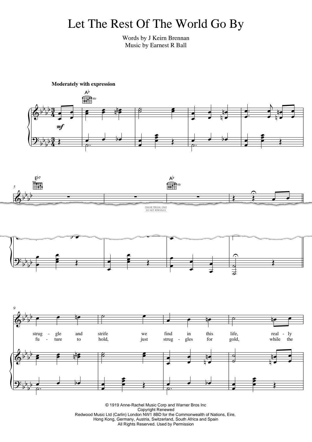 Produktbild zu: Let The Rest Of The World Go By