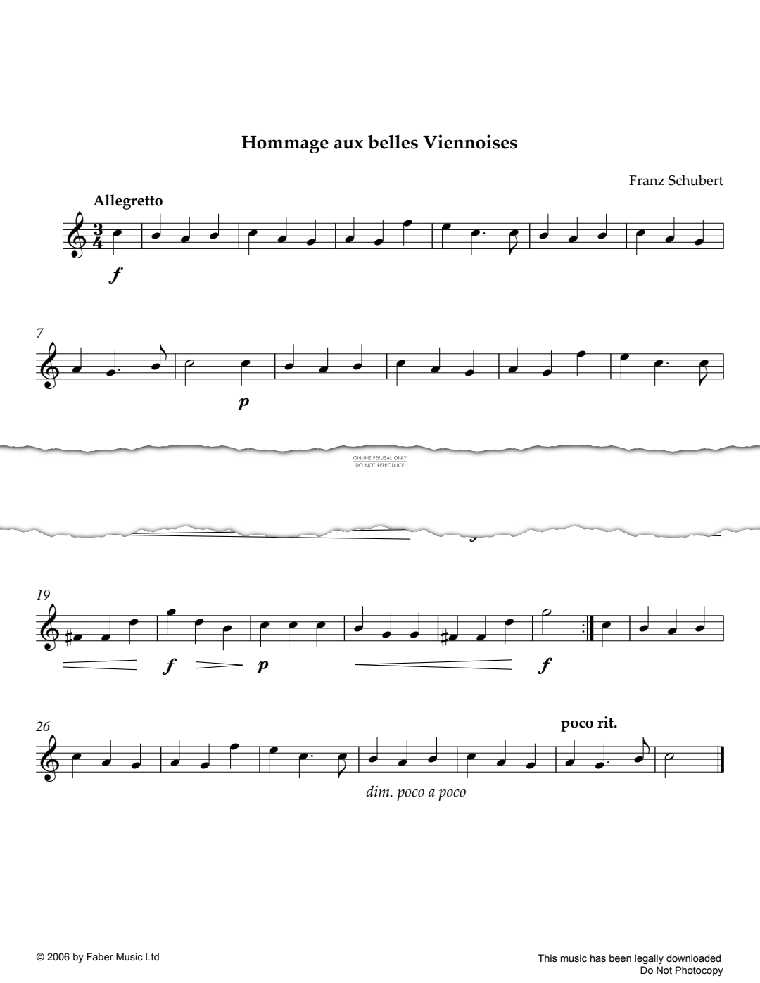 Product gallery: Page 1 of 1 Hommage Aux Belles Viennoises, Franz Schubert