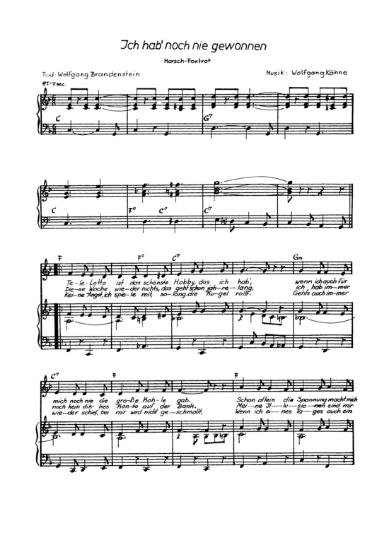 Product gallery: Page 1 of 4 Ich hab noch nie gewonnen , Schröder, Paul , Piano and Voice