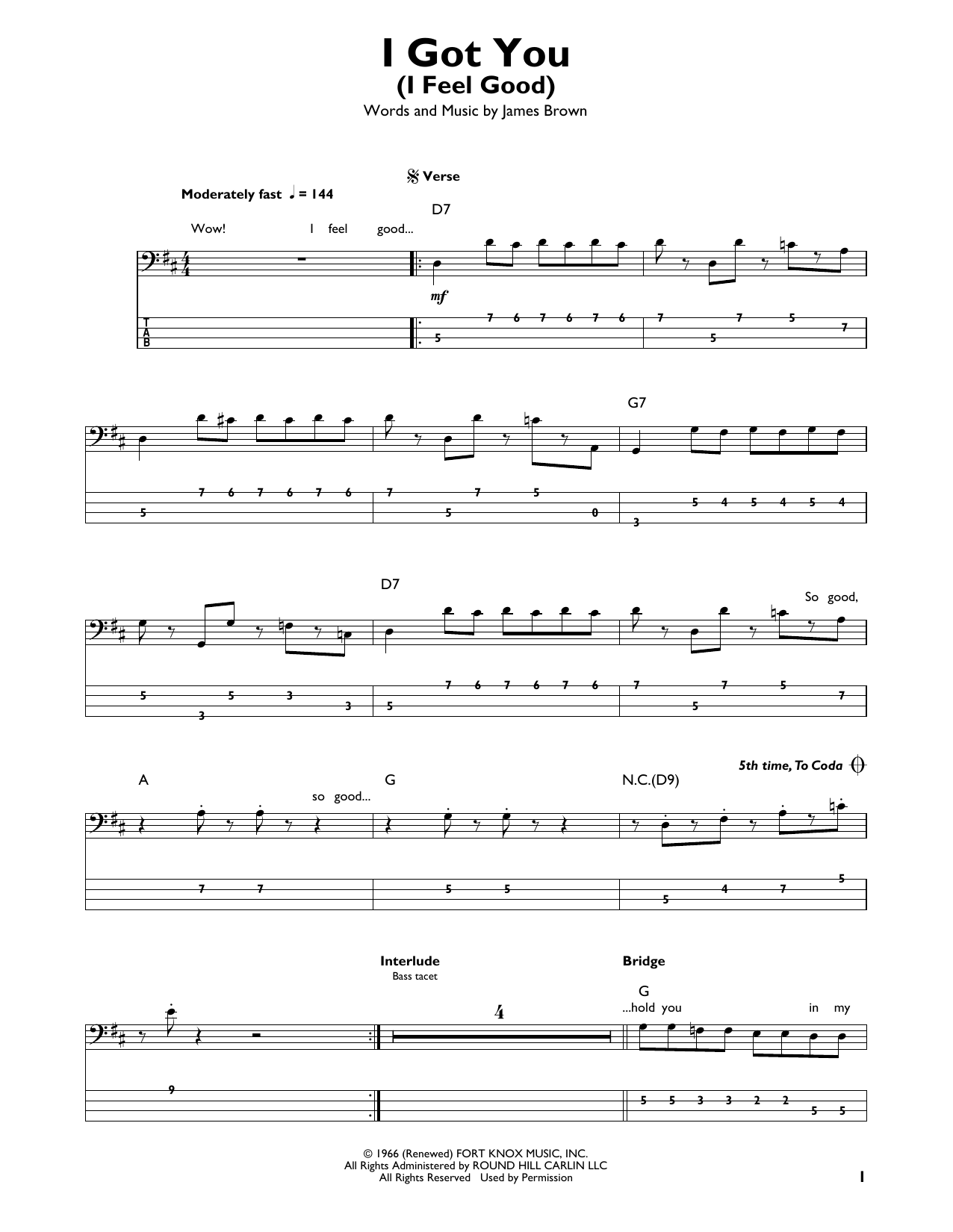 Produktbild zu:  I Got You (I Feel Good) - James Brown