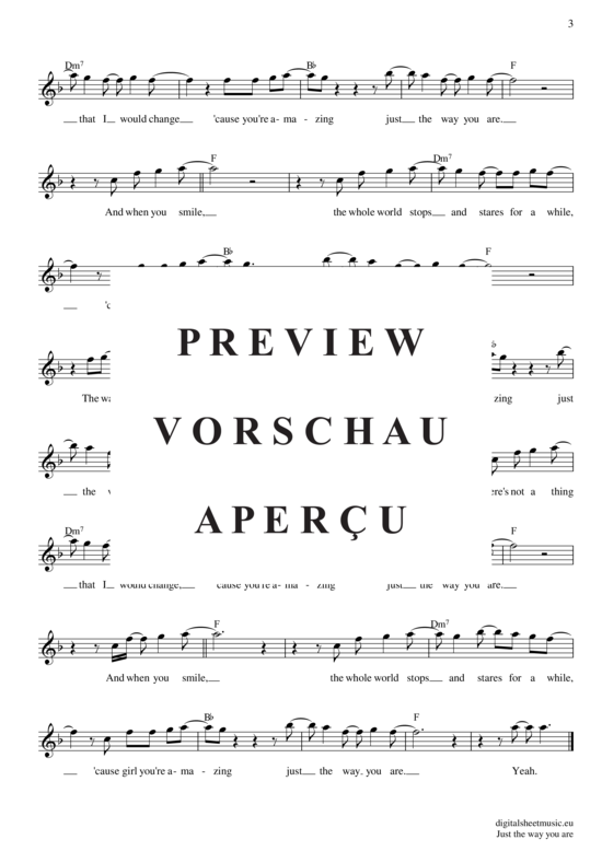Produktgalerie: Seite 4 von 4 Just the way you are , Mars, Bruno, (Gesang)