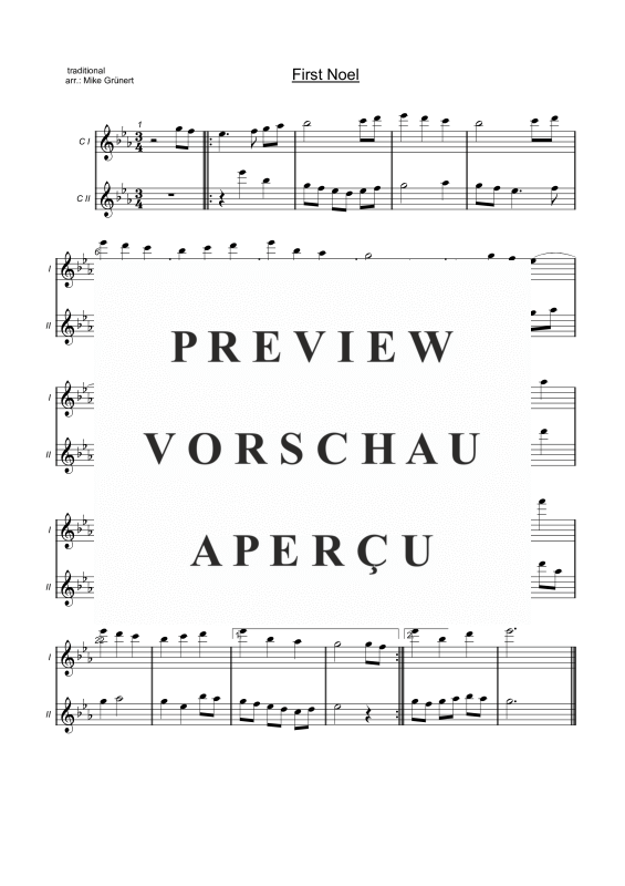 gallery: Carols in Duet, , Duette für 2 Flöten oder Instrumente in C