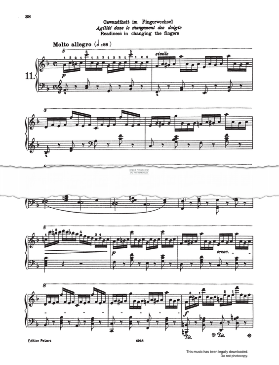 Product picture to: Molto Allegro Study (Op. 740, No.11)