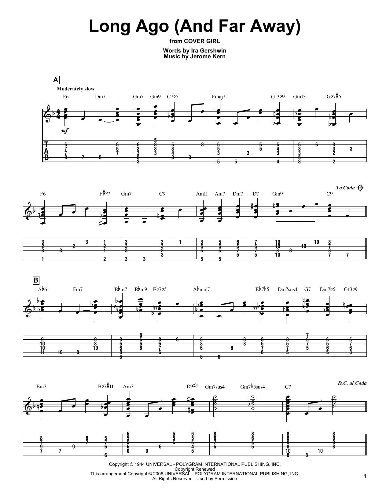 Produktbild zu: Long Ago (And Far Away)