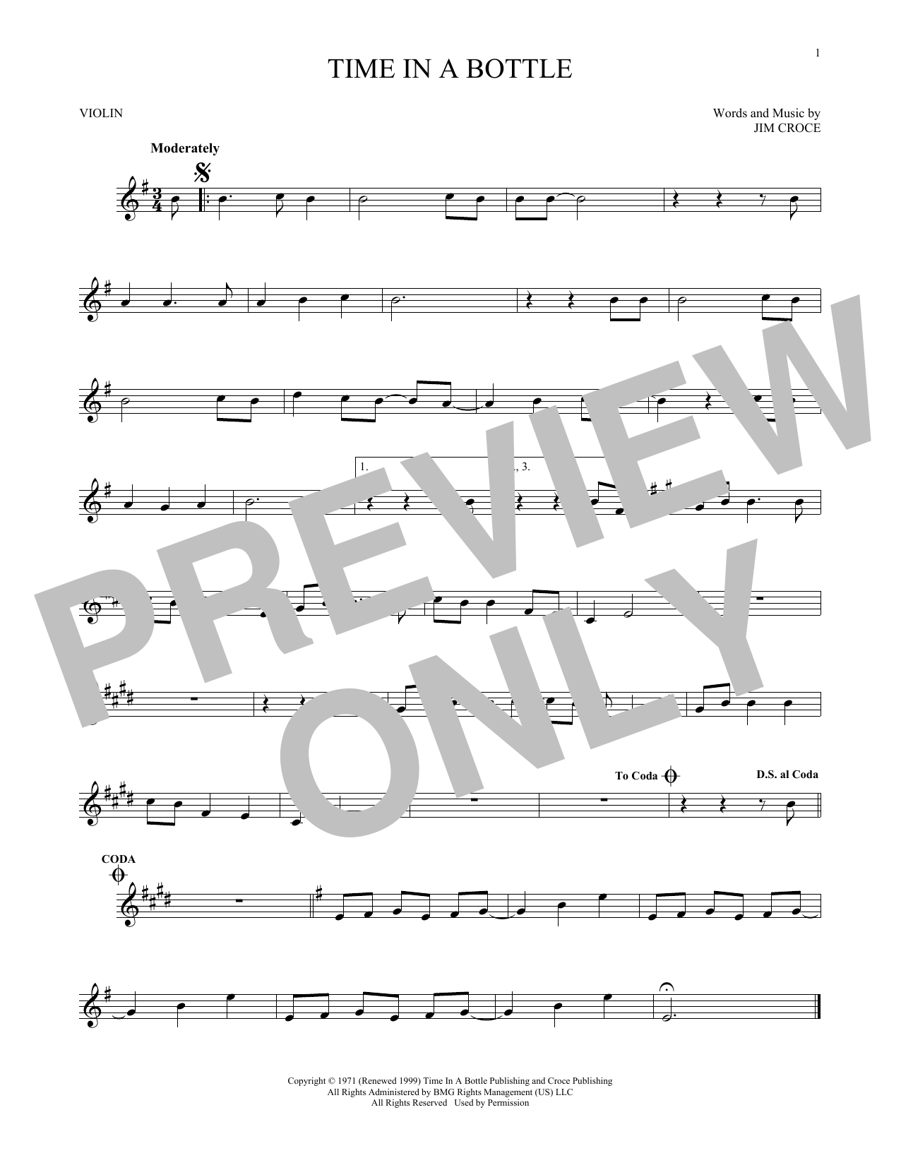 Product gallery: Page 1 of 1 Time In A Bottle, Jim Croce