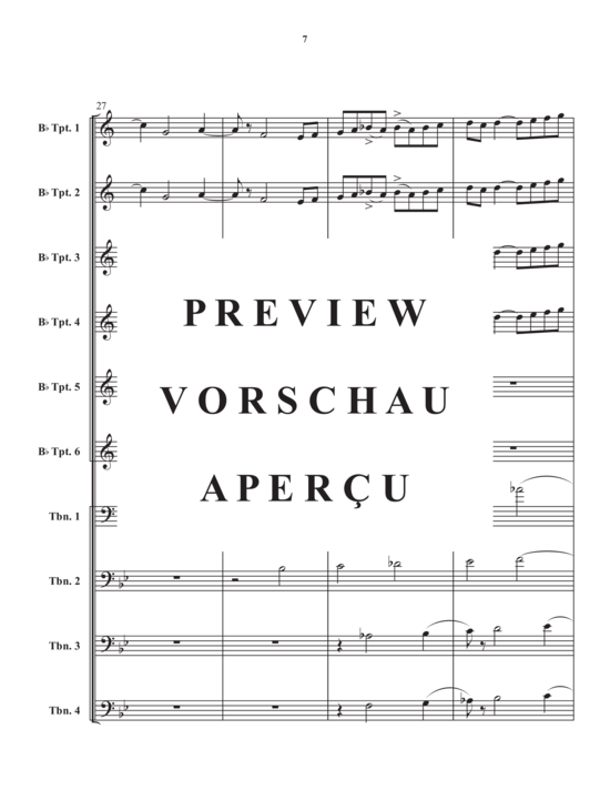 Product gallery: Page 9 of 21 Grand Intrada , , (Brass Ensemble, 6x trumpet + 4x trombone)