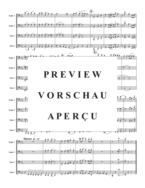 Product gallery: Page 6 of 21 Mardi Gras Collection zur Faschingszeit , , (Tuba Quartet: 2x Baritone, 2xTuba)