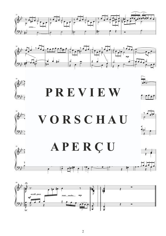 Produktgalerie: Seite 3 von 3 Fantasia in G-Moll BWV 917, , Klavier Solo