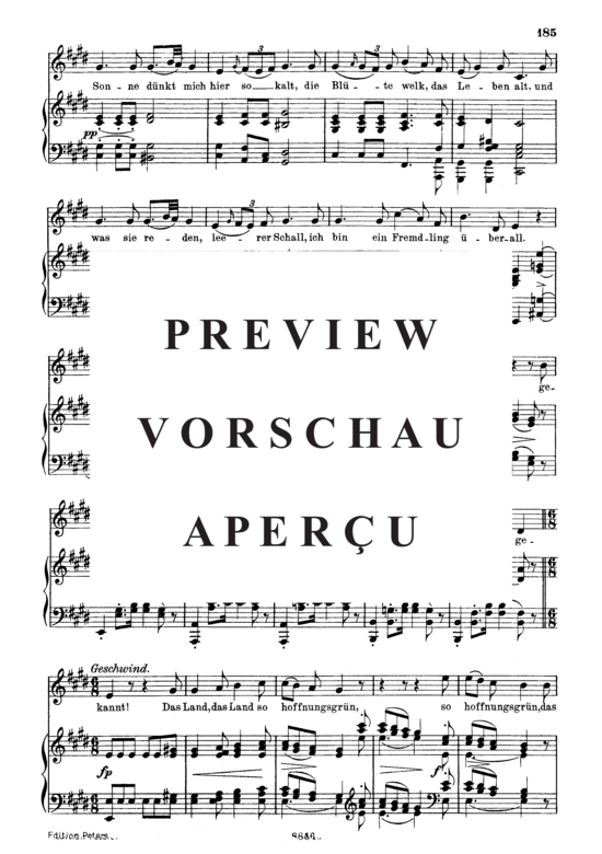gallery: Der Wanderer D.493 , , (Gesang mittel + Klavier)