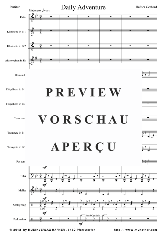 Product gallery: Page 6 of 11 Daily Adventure, , (Youth wind orchestra)