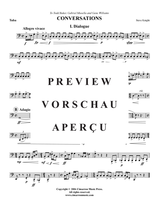 Produktgalerie: Seite 14 von 16 Conversations , , (Bariton + Tuba)