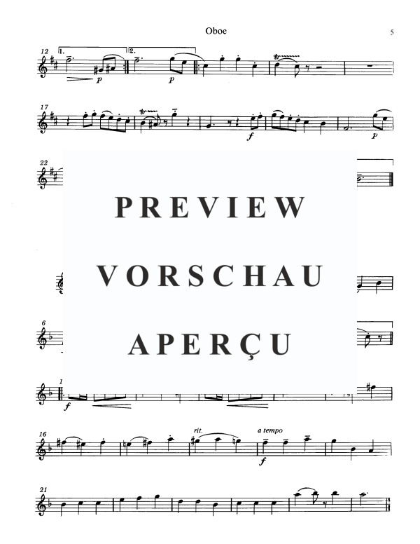 Product gallery: Page 10 of 11 The Would-Be Gentleman, , Wind Quintet