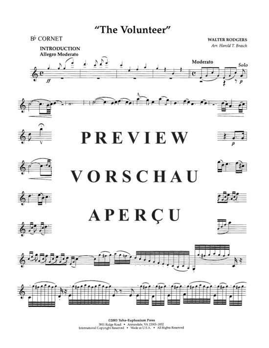 Product gallery: Page 19 of 21 The Volunteer , , (euphonium/cornet in Bb + piano)