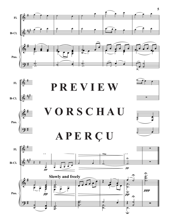 Product gallery: Page 6 of 8 When Jesus Wept , , (flute, clarinet + piano)