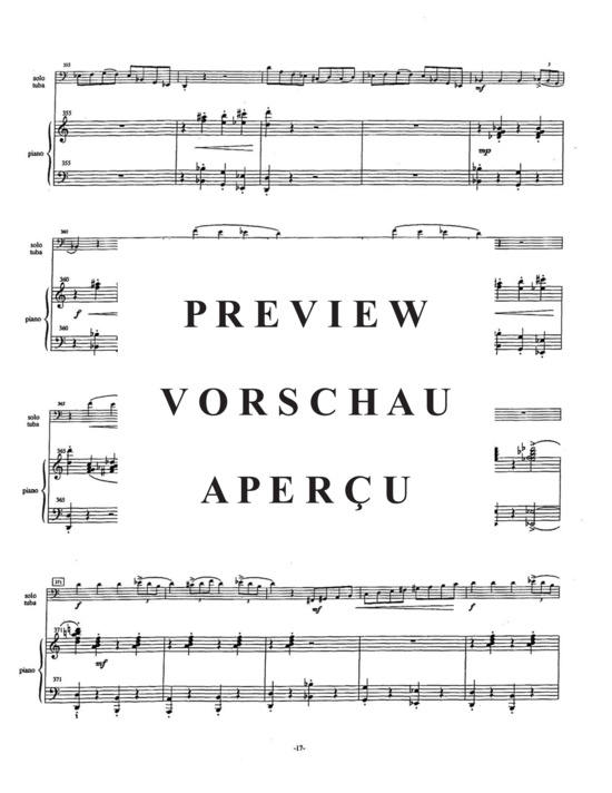 Produktgalerie: Seite 21 von 21 Concerto , , (Tuba + Klavier)