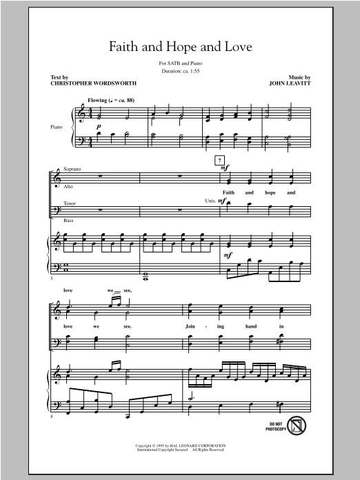 Produktbild zu: Faith And Hope And Love