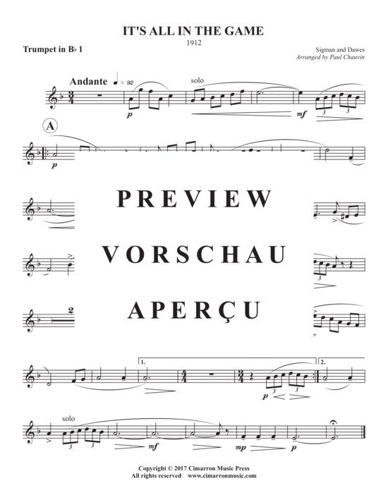 Produktgalerie: Seite 6 von 10 It´s All in the Game , , (Blechbläserquintett)