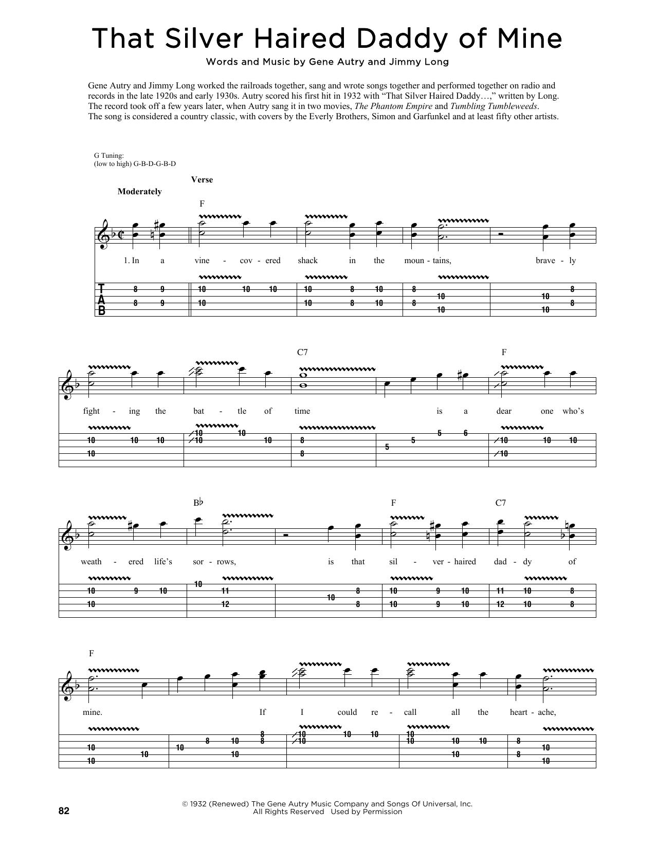 Product picture to: That Silver Haired Daddy Of Mine (arr. Fred Sokolow)