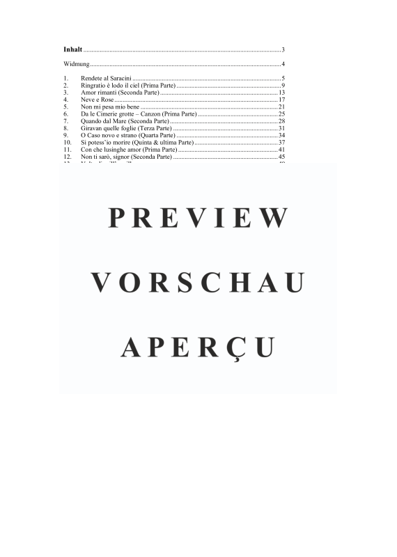 gallery: Il Primo Libro de Madrigali a sei voci (1574/1587), , (Gemischter Chor 6 stimmig)
