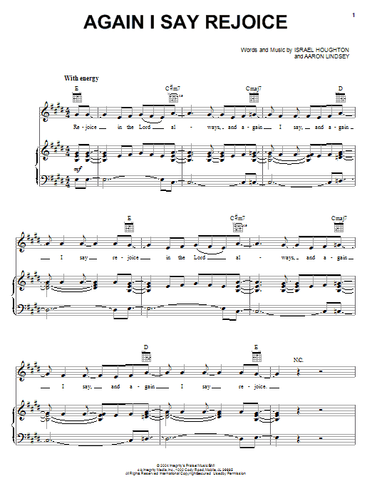 Produktbild zu: Again I Say Rejoice