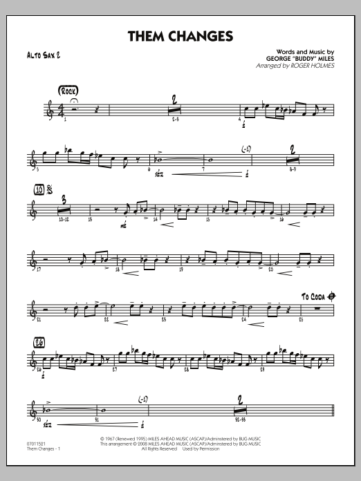 Produktgalerie: Seite 1 von 1 Them Changes - Alto Sax 2, 