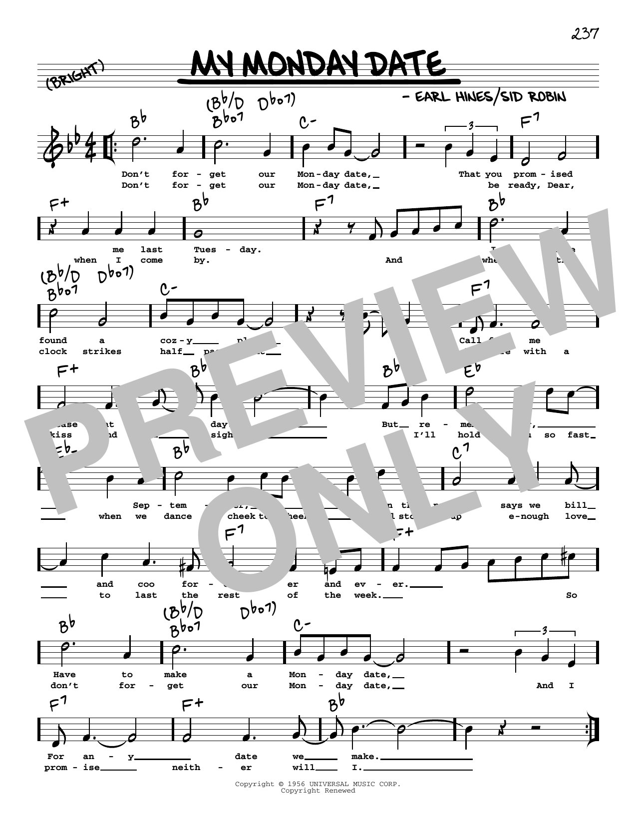 Produktbild zu: My Monday Date (arr. Robert Rawlins)